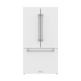 36 Inch Collection French Door Counter Depth Refrigerator With Ice Maker - White  Gordon Ramsay Series