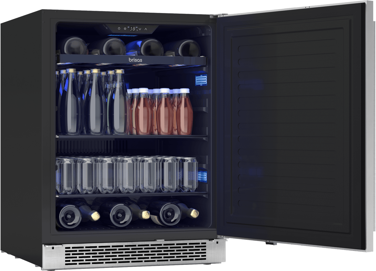 Brisas Bev Cooler, 24in UC, SS, 1Z, ADA