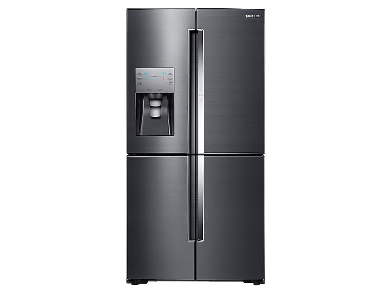 22 cu. ft. Food Showcase Counter Depth 4-Door Flex™ Refrigerator with FlexZone™ in Black Stainless Steel