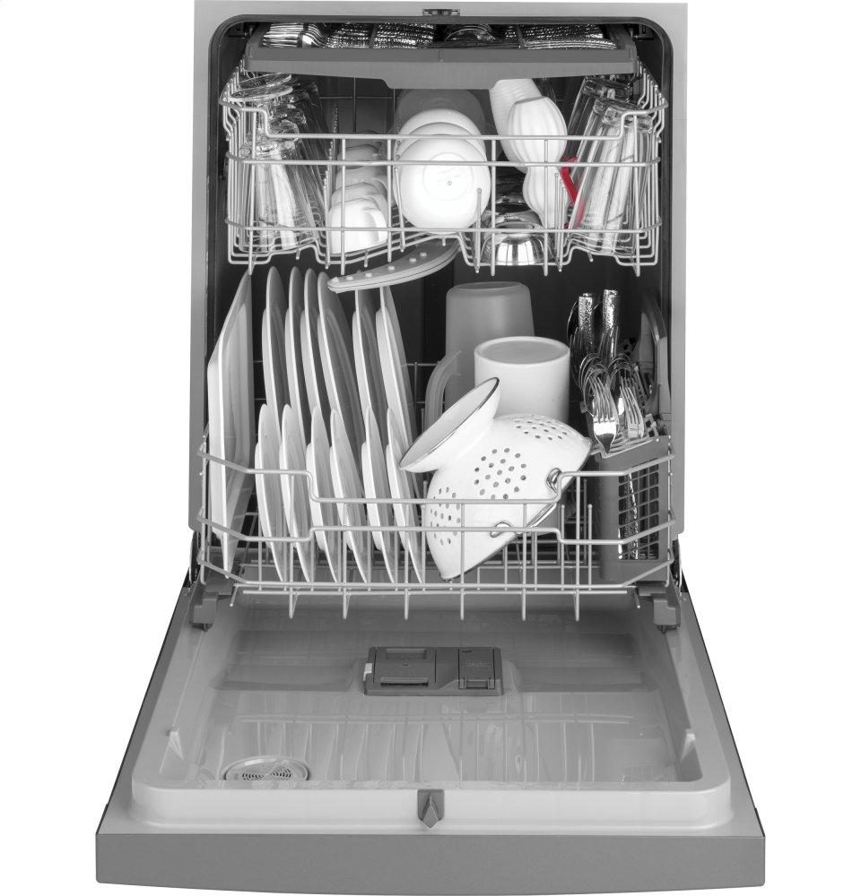 GE® Dishwasher with Front Controls