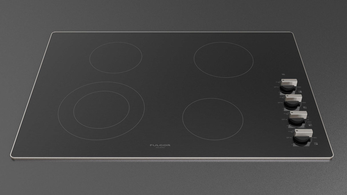 30" RADIANT COOKTOP WITH KNOBS