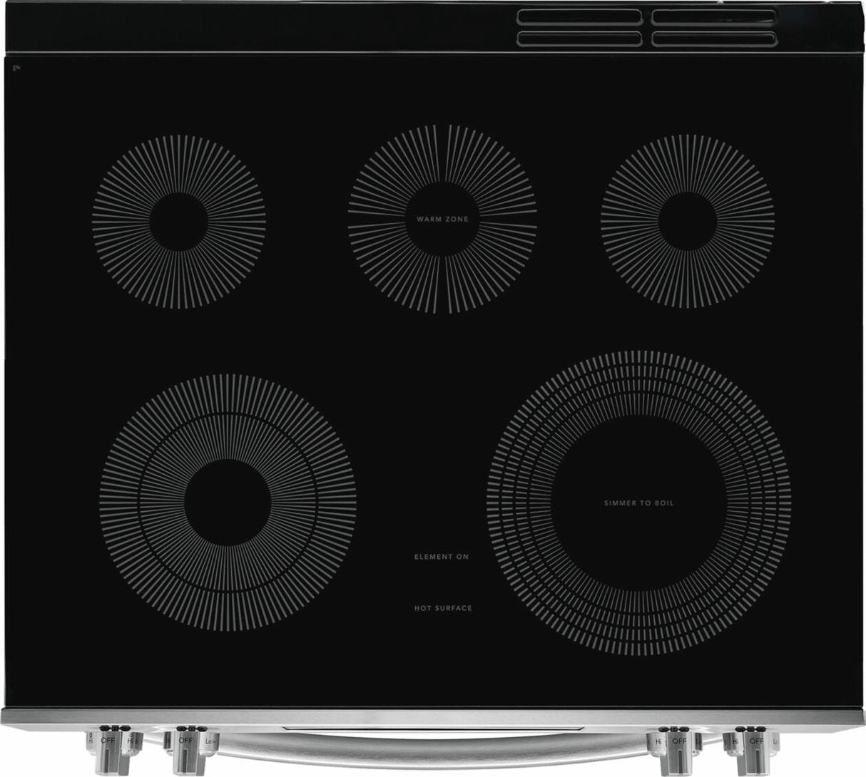 30" Electric Range with Stone-Baked Pizza
