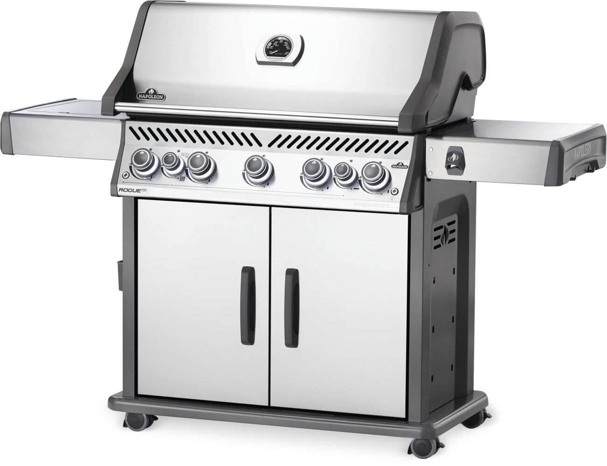 Rogue SE 625 RSIB with Infrared Side and Rear Burner , Propane, Stainless Steel