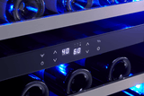 Presrv Wine Cooler, 24in Under Cabinet, SS+Glass, Reverse Door, 2 Zone