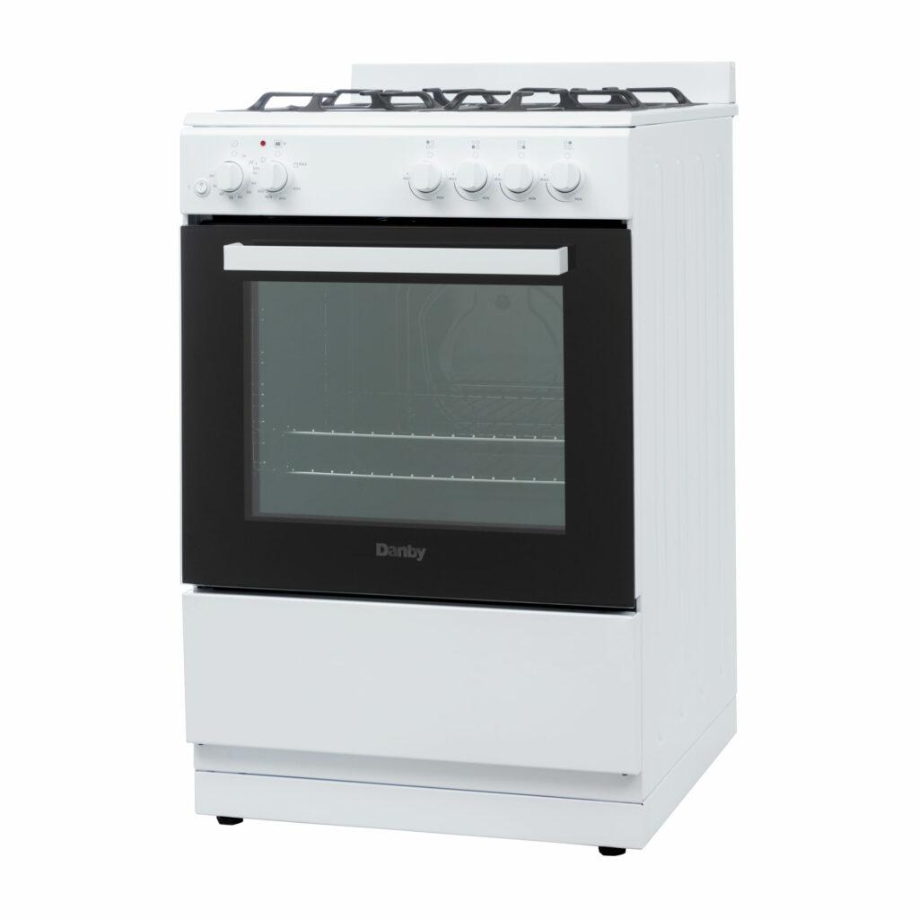 Danby 24" Wide Gas Range in White