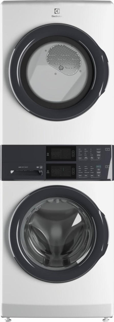 Laundry Tower Single Unit Front Load 4.4 Cu. Ft. Washer & 8 Cu. Ft. Electric Dryer