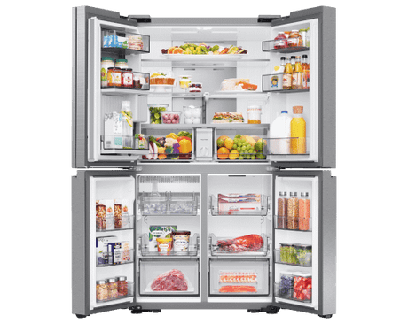 36 Inch Counter Depth French Door with a Reveal™ Door, Silver Stainless