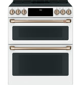 Café™ 30" Smart Slide-In, Front-Control, Induction and Convection Double-Oven Range