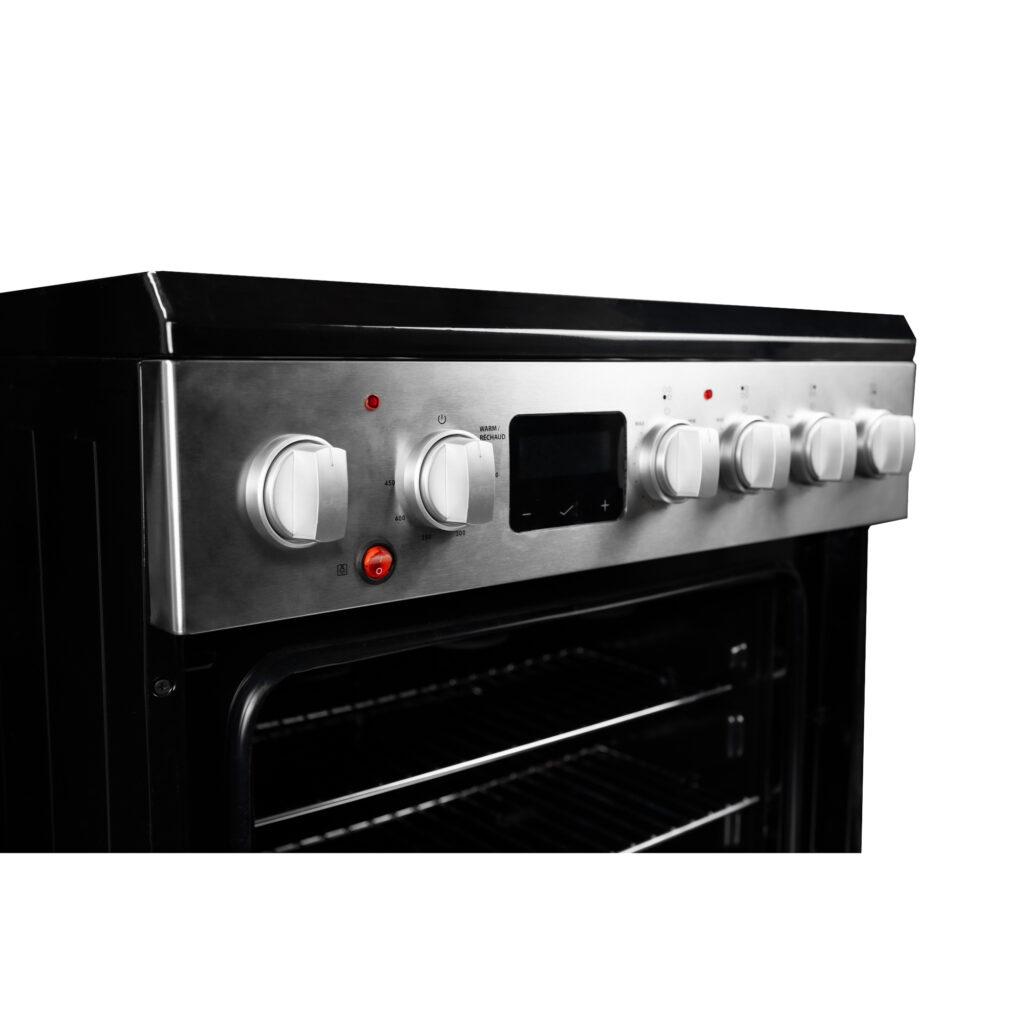 Danby 24-in TruAirFry Smooth top Slide-in Electric Range in Stainless Steel