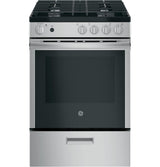 GE® 24" Steam Clean Free-Standing/Slide-in Gas Range
