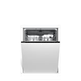 24in Dishwasher Overlay Panel Ready 47dBA top control 6 cycle, beam on floor