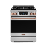 30 Inch Professional Gas Range With Tilt Panel Touch Control In Stainless Steel/rose Gold  Gordon Ramsay Series