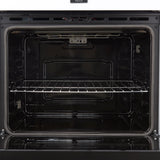 Forno Vomero 30-Inch Double Wall Oven, White, 10 cu.ft Total Capacity, 7100W Convection, Mechanical Controls, Manuel Steam Clean