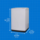Danby 1.6 cu. ft. Compact Top Load Washing Machine in White