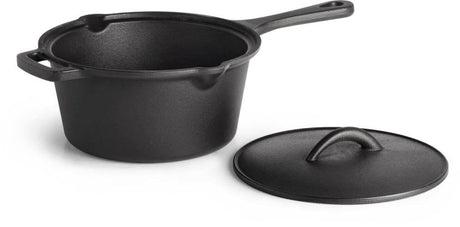 Cast Iron Sauce Pan with Lid