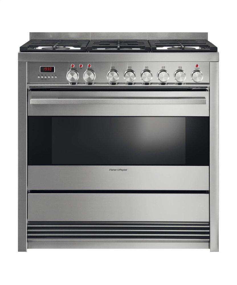 Dual Fuel Range 36", Self Cleaning