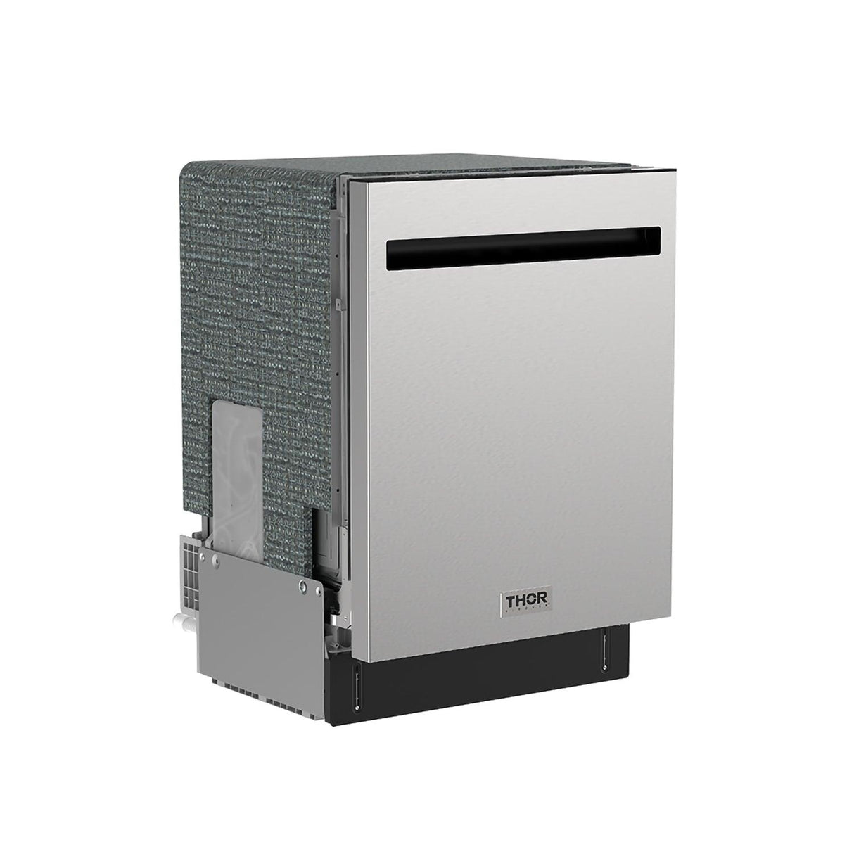 24 Inch Built-in Top Control Dishwasher With Pocket Handle - Stainless Steel