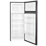 Danby 7.4 cu. ft. Apartment Size Top Mount Fridge in Stainless Steel Look