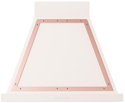 Nostalgie 30 Inch Antique White Wall Mount Convertible Range Hood