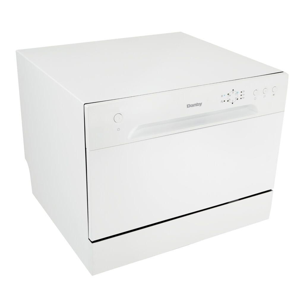 Danby 6 Place Setting Countertop Dishwasher in White