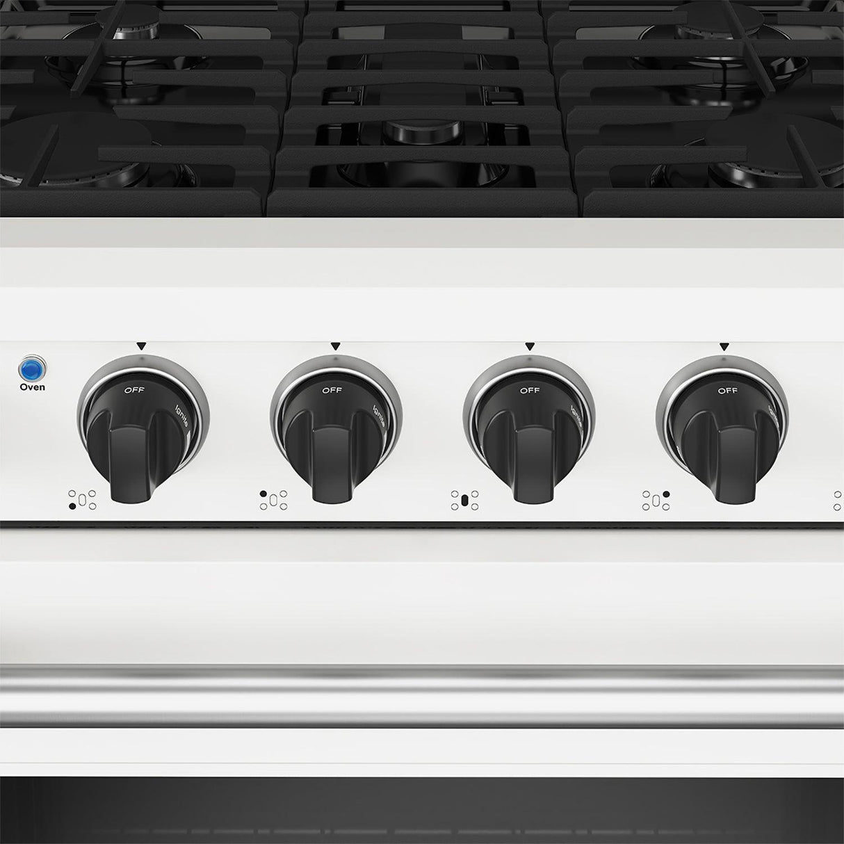 30 Inch Professional Gas Range In White