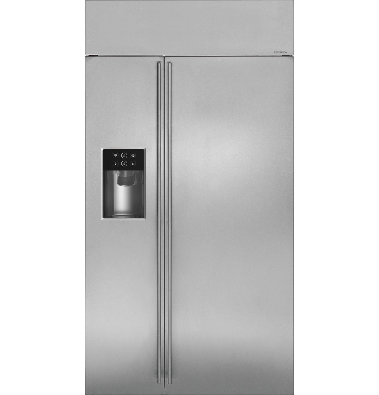 Monogram 42" Smart Built-In Side-by-Side Refrigerator with Dispenser