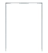 Decor frame set - for a high-quality gap cover with an attached frame.