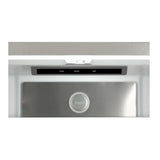 Verona VEFFD3620RISL 36 inch Freestanding French Door Refrigerator with 20.3 cu. ft. Capacity, Automatic Ice Maker, Recessed Handle