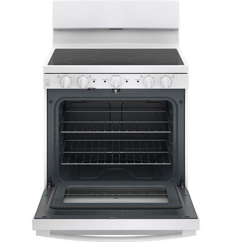 GE® ENERGY STAR® 30" Free-Standing Electric Radiant Smooth Cooktop Range