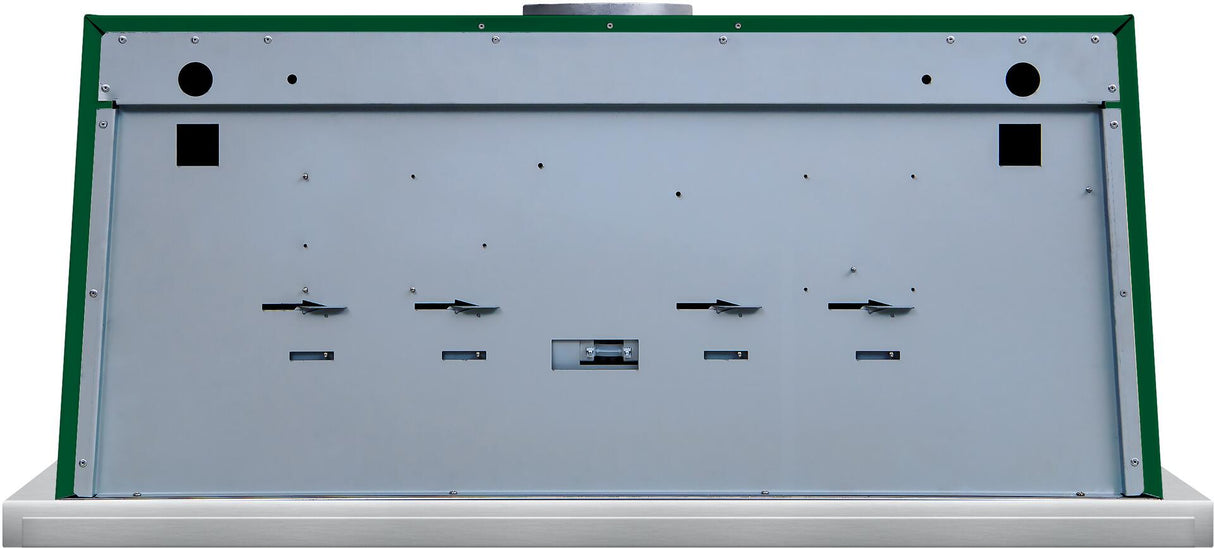 Majestic 48 Inch Emerald Green Wall Mount Convertible Range Hood
