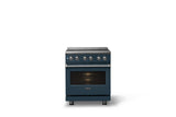 30"W. Electric Range (Finish: Squall, Trim: Polished Chrome)