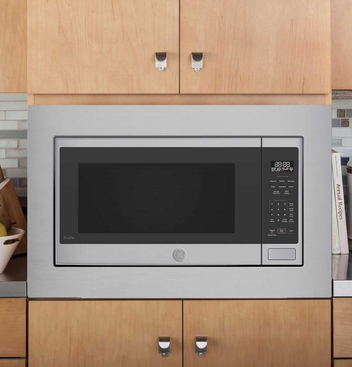 GE Profile™ 2.2 Cu. Ft. Built-In Sensor Microwave Oven