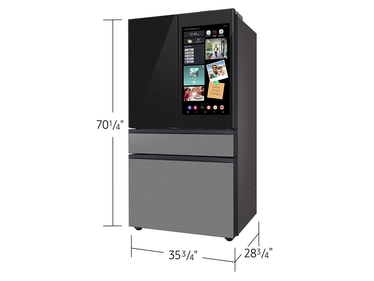 Bespoke AI 4-Door French Door AI Family Hub™  AI Vision & Inner Beverage Center  23 cu.ft.