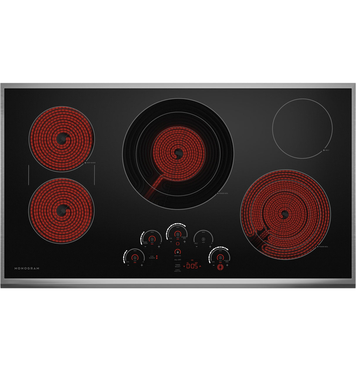 Monogram 36" Touch Control Electric Cooktop