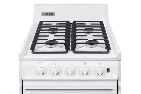 20" Wide Gas Range, Sealed Burners