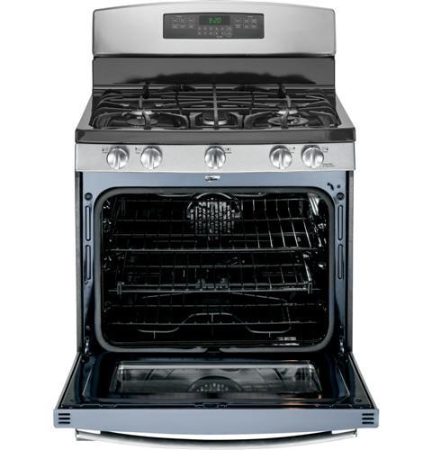 GE Profile™ Series 30" Free-Standing Self Clean Gas Range