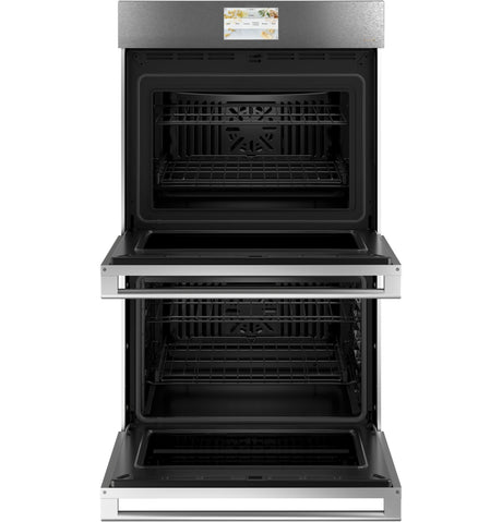 CAF(EBACK)™ 30" Smart Double Wall Oven with Convection in Platinum Glass