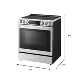 6.3 cu ft. Smart wi-fi Enabled ProBake Convection® InstaView® Electric Slide-In Range with Air Fry