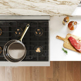 ZLINE 48 in. 6.7 cu. ft. Paramount Dual Fuel Range with 8 Burner DuoPro? Cooktop and Dual Ovens in Stainless Steel (PSDR48)