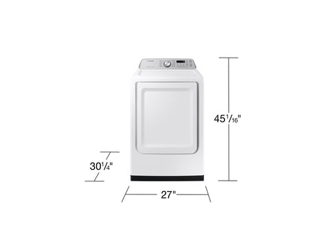 7.4 cu. ft. Smart Electric Dryer with Sensor Dry in White