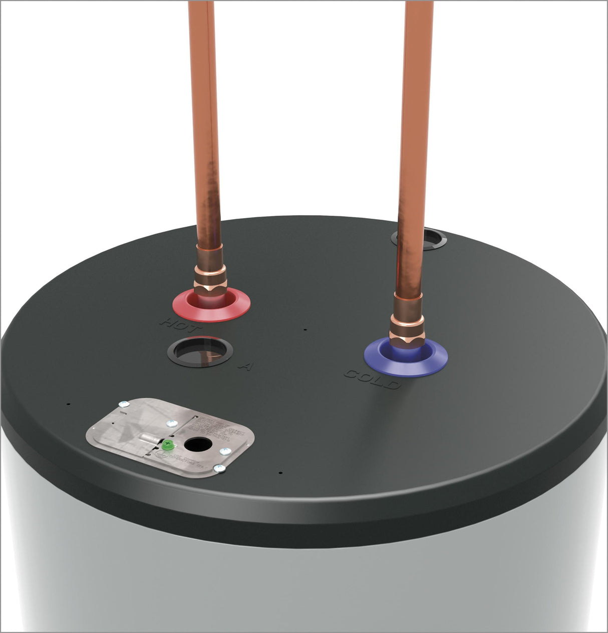 GE® 36 Gallon Top Port Lowboy Electric Water Heater
