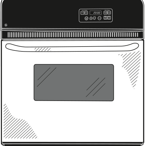 GE® 24" Electric Single Self-Cleaning Wall Oven