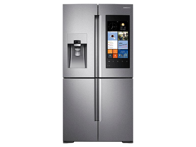 22 cu. ft. Counter Depth 4-Door Flex Refrigerator with Family Hub
