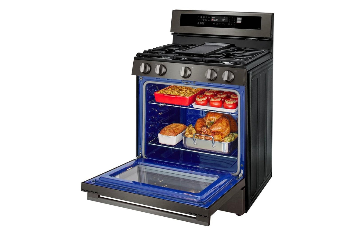 6.3 cu. ft. Smart Wi-Fi Enabled Probake Convection® Gas Range with Air Fry & EasyClean®