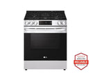 5.8 cu.ft. Gas Single OvenSlide-in Range, EasyClean® plus Self Clean, ThinQ™, Printproof™ StainlessSteel