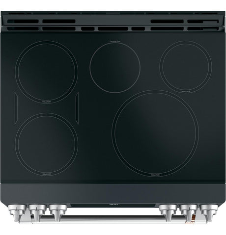 Café™ 30" Smart Slide-In, Front-Control, Induction and Convection Range with Warming Drawer