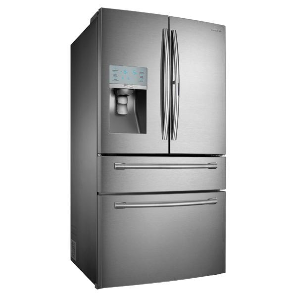 36" Wide, 30 cu. ft. Capacity 4-Door French Door Food ShowCase Refrigerator (Stainless Steel)