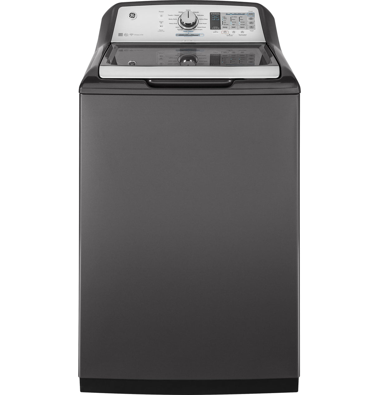 GE® 5.0 cu. ft. Capacity Smart Washer with Stainless Steel Basket