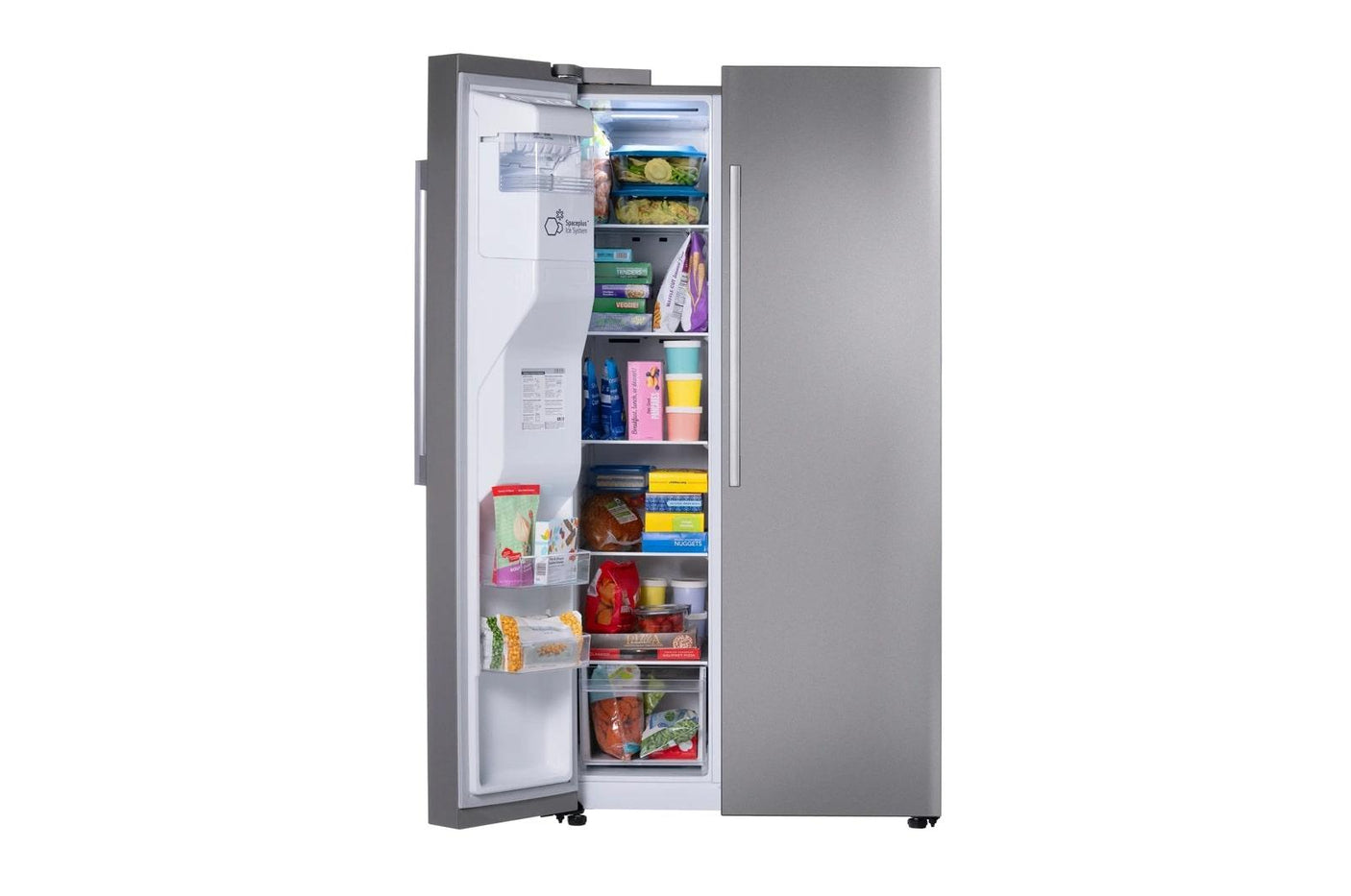 27 cu. ft. Standard-Depth, Side-by-side Refrigerator, with Ice and Water and Bar Handle Design