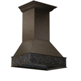 ZLINE 30 in. Wooden Wall Mount Range Hood in Normandy - Includes Remote Motor